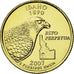 Moneda, Estados Unidos, Idaho, Quarter, 2007, golden, EBC, Cobre - níquel