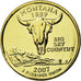 Coin, United States, Montana, Quarter, 2007, golden, AU(55-58), Copper-nickel