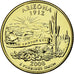Moneta, Stati Uniti, Arizona, Quarter, 2008, golden, SPL-, Rame-nichel