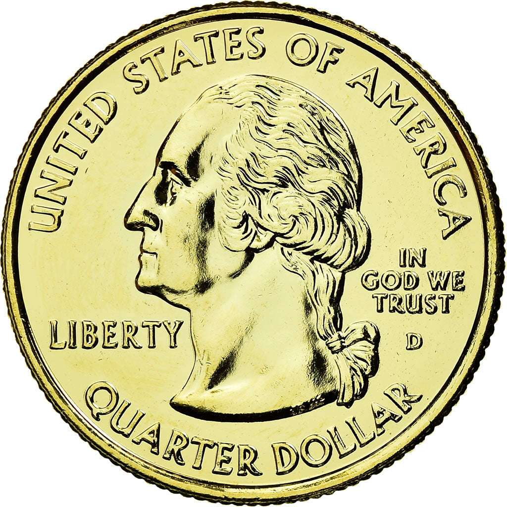 Moneta, Stati Uniti, Arizona, Quarter, 2008, golden, SPL-, Rame-nichel