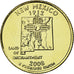 Moneta, USA, New Mexico, Quarter, 2008, golden, AU(55-58), Miedź-Nikiel