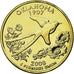 Coin, United States, Oklahoma, Quarter, 2008, golden, AU(55-58), Copper-nickel