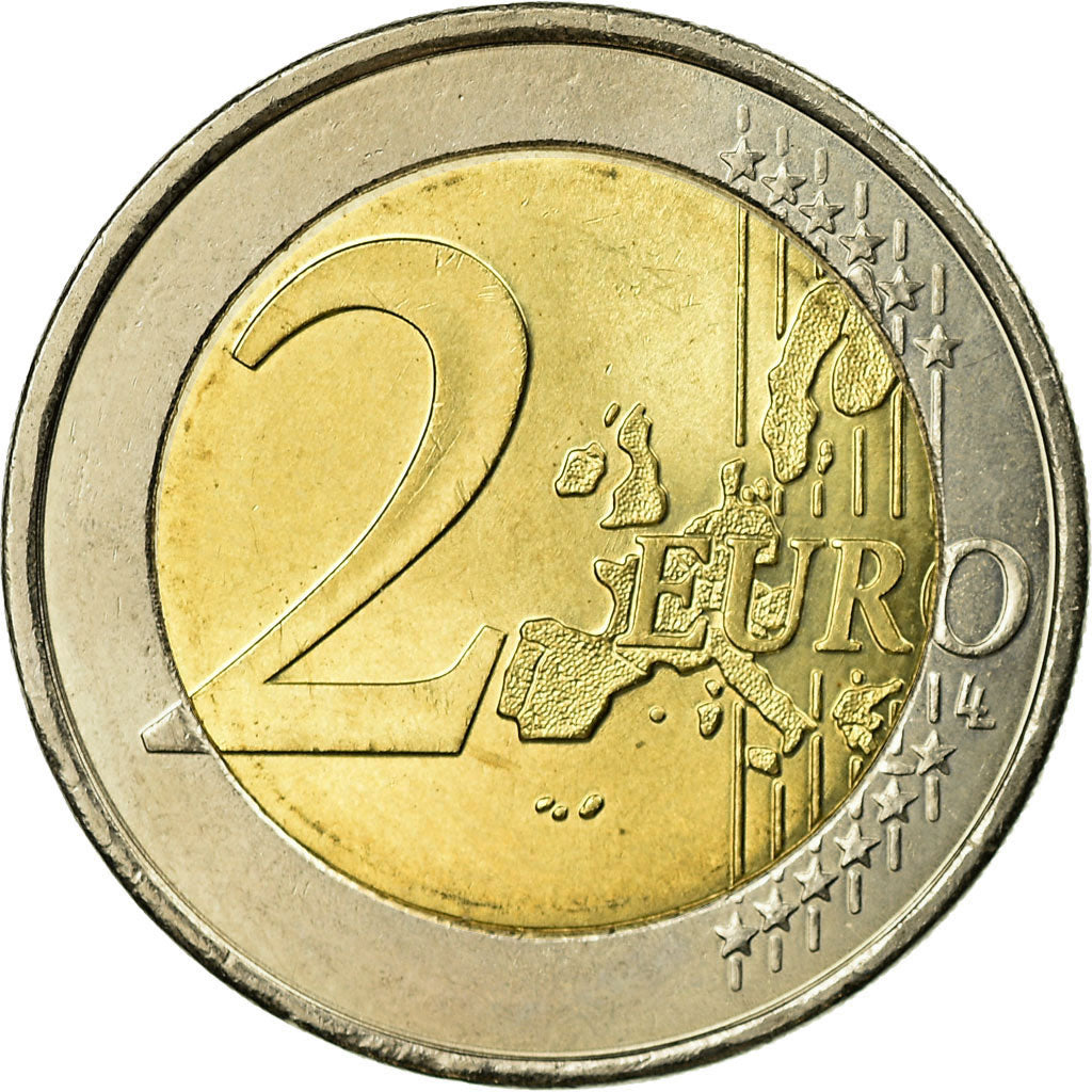 Griechenland, 2 Euro, 2004, UNZ, Bi-Metallic, KM:209