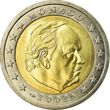 Monaco, 2 Euro, 2002, MS(63), Bi-Metallic, KM:174
