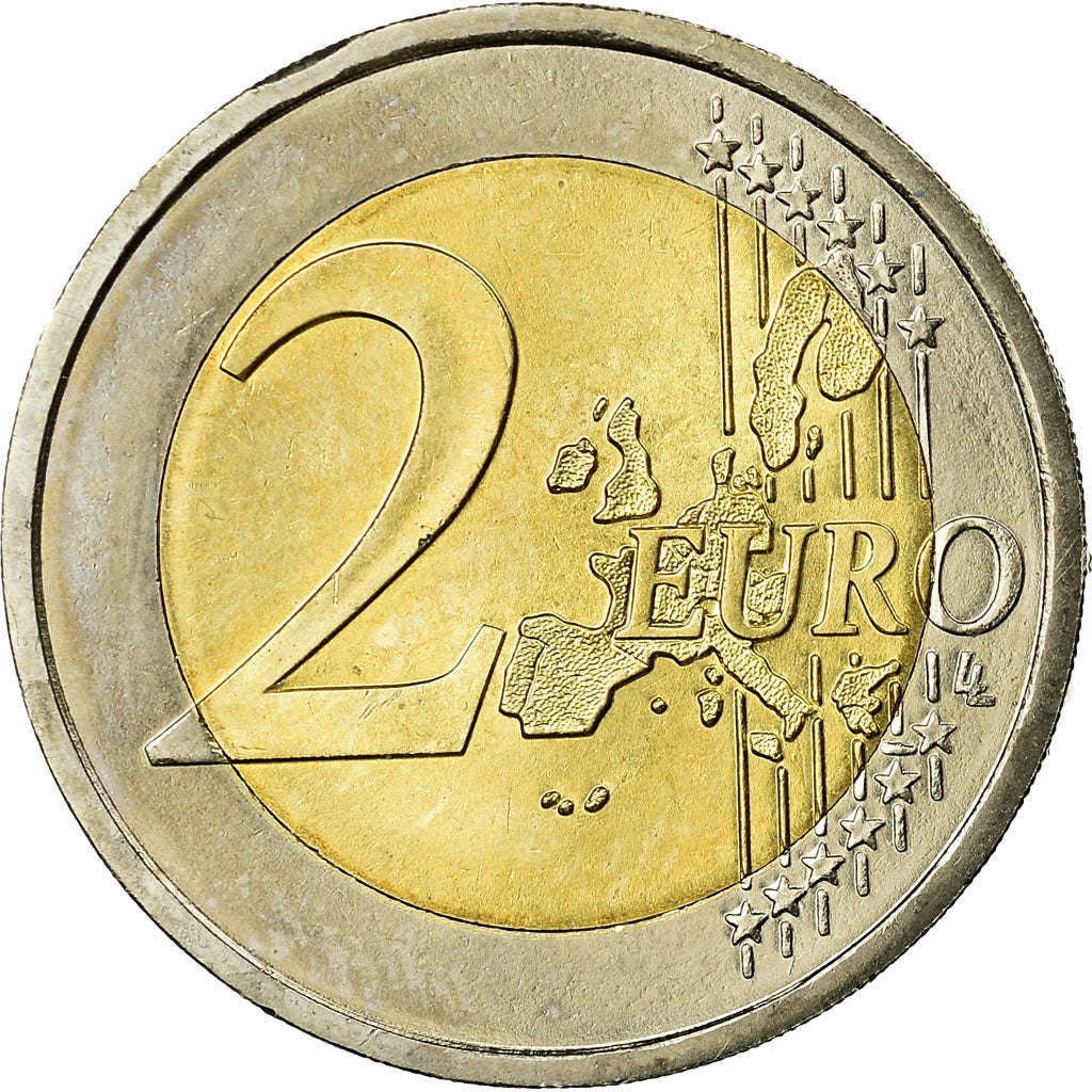 Monaco, 2 Euro, 2002, MS(63), Bi-Metallic, KM:174