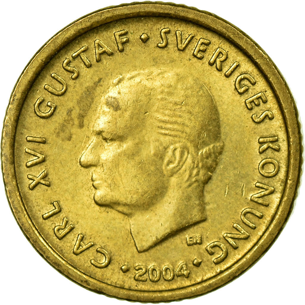 Moneta, Svezia, Carl XVI Gustaf, 10 Kronor, 2004, Eskilstuna, BB