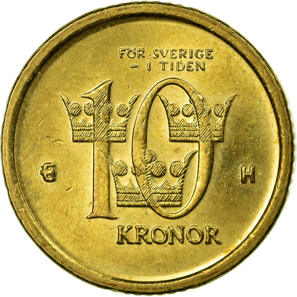 Monnaie, Suède, Carl XVI Gustaf, 10 Kronor, 2005, Eskilstuna, TTB