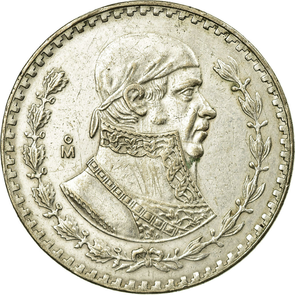 Coin, Mexico, Peso, 1961, Mexico City, EF(40-45), Silver, KM:459