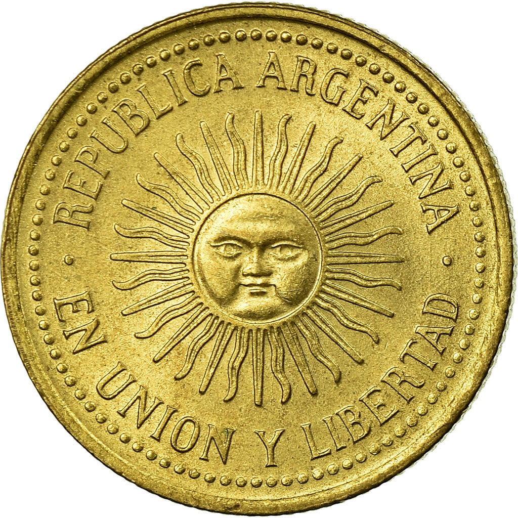 Coin, Argentina, 5 Centavos, 1992, EF(40-45), Aluminum-Bronze, KM:109