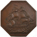 France, Chamber of Commerce, Token, 1803, AU(55-58), Copper, 999.99