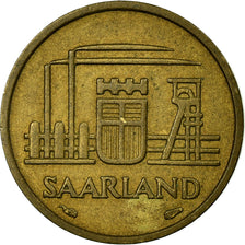 Moneta, SAARLAND, 10 Franken, 1954, Paris, BB, Alluminio-bronzo, KM:1