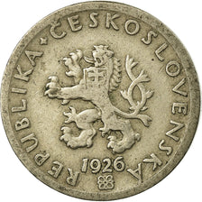 Coin, Czechoslovakia, 20 Haleru, 1926, VF(30-35), Copper-nickel, KM:1