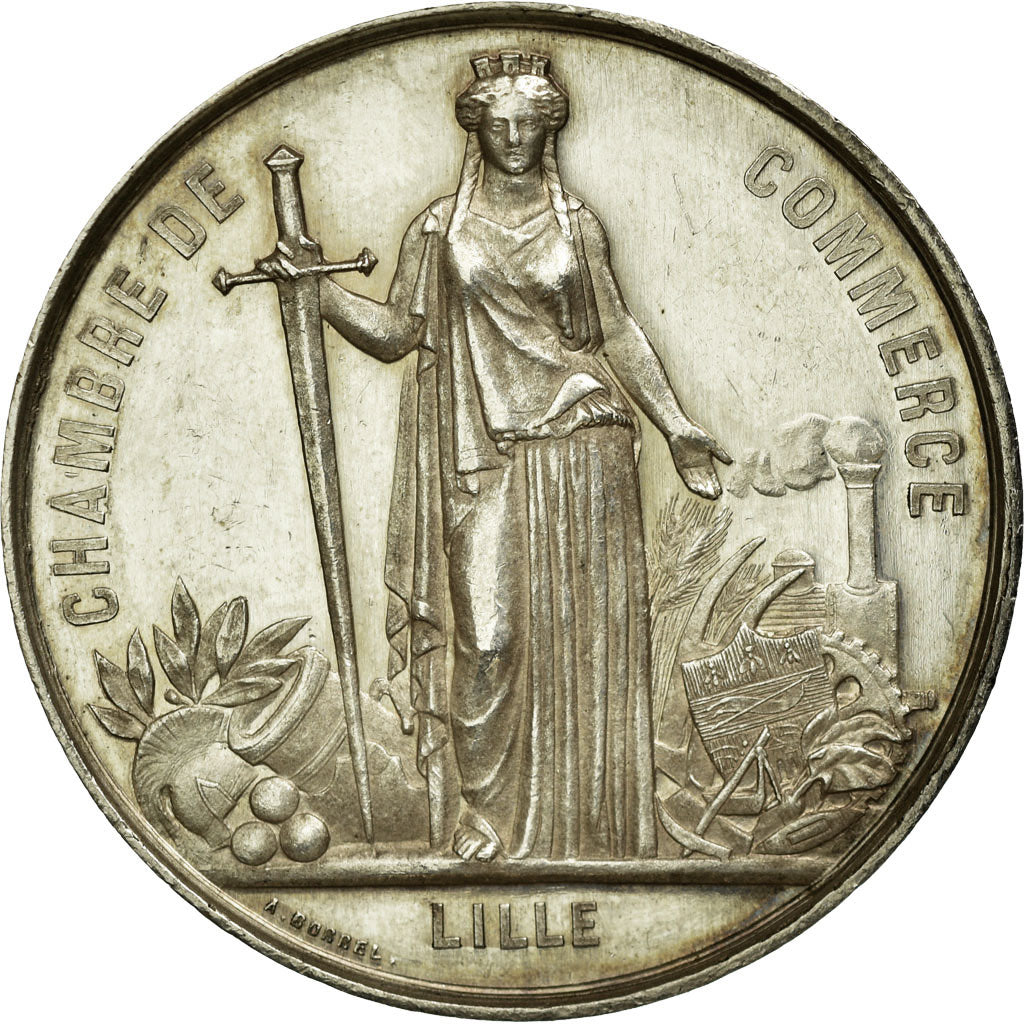 France, Token, Chamber of Commerce, AU(55-58), Silver
