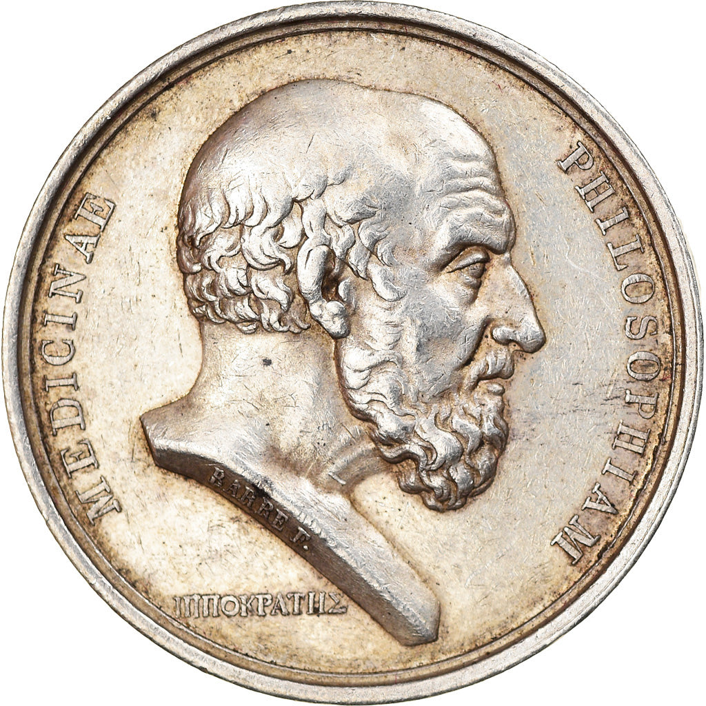 França, Token, Medicina, Société de Médecine de Lyon, Barre, AU(50-53)