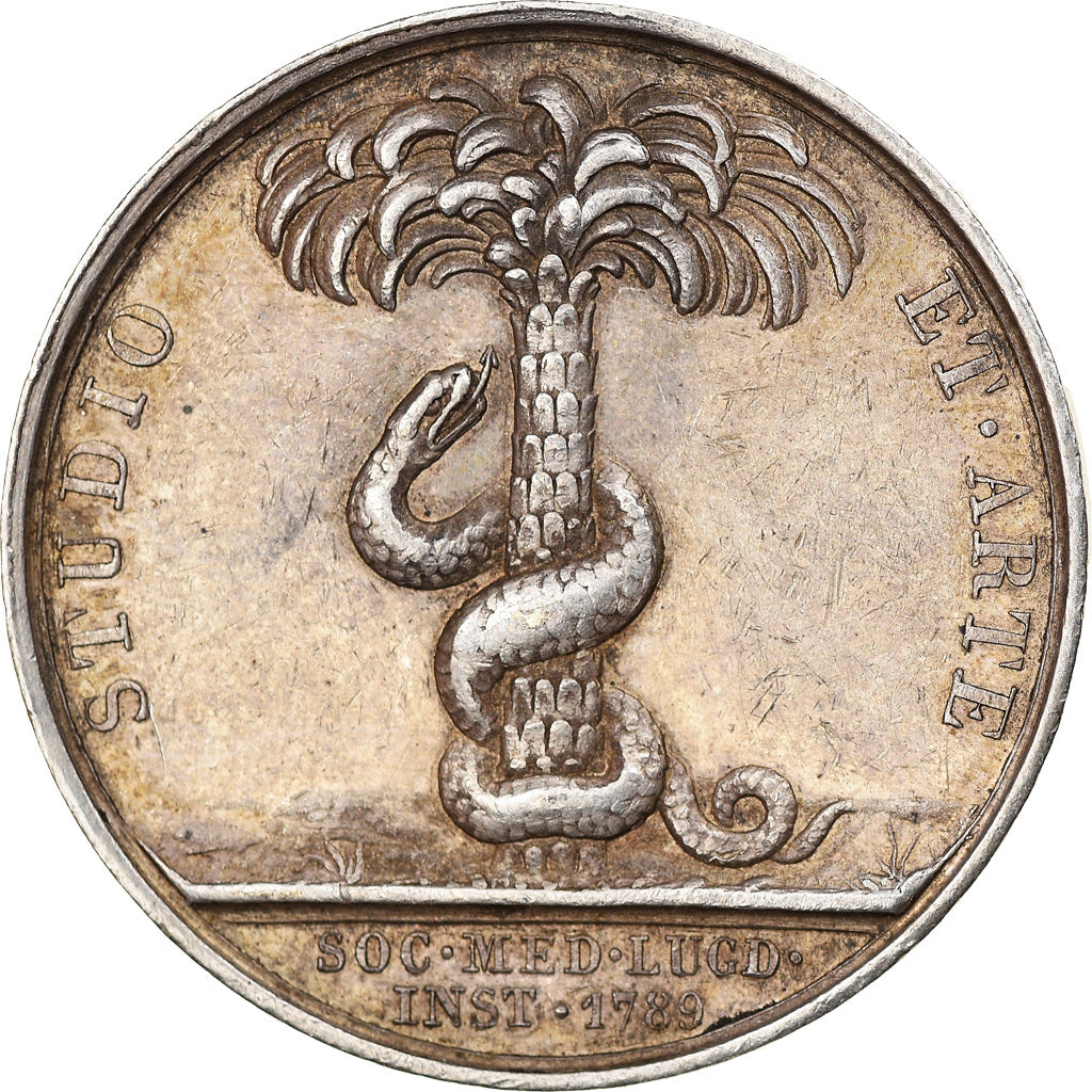 França, Token, Medicina, Société de Médecine de Lyon, Barre, AU(50-53)