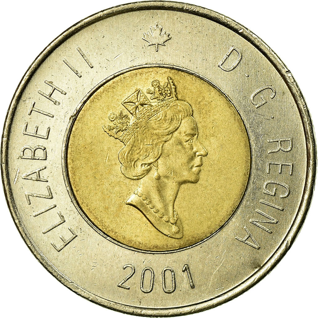 Coin, Canada, Elizabeth II, 2 Dollars, 2001, Royal Canadian Mint, Ottawa