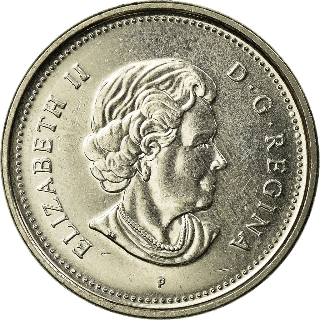 Moeda, Canadá, Elizabeth II, 5 Cents, 2005, Royal Canadian Mint, EF(40-45)