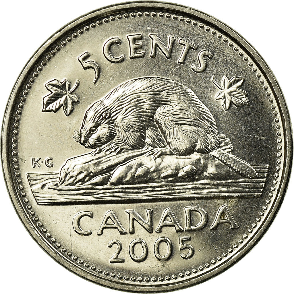 Moeda, Canadá, Elizabeth II, 5 Cents, 2005, Royal Canadian Mint, EF(40-45)