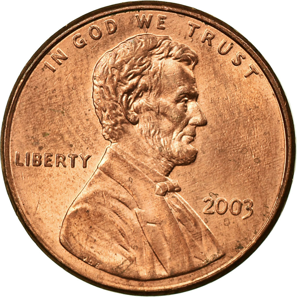Moeda, Estados Unidos da América, Lincoln Cent, Cent, 2003, U.S. Mint