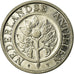 Moneta, Antille olandesi, Beatrix, 25 Cents, 1989, SPL-, Acciaio lega nichel