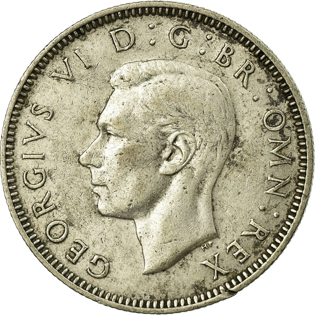Münze, Großbritannien, George VI, Shilling, 1945, SS, Silber, KM:854