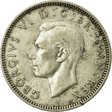 Münze, Großbritannien, George VI, Shilling, 1945, SS, Silber, KM:854