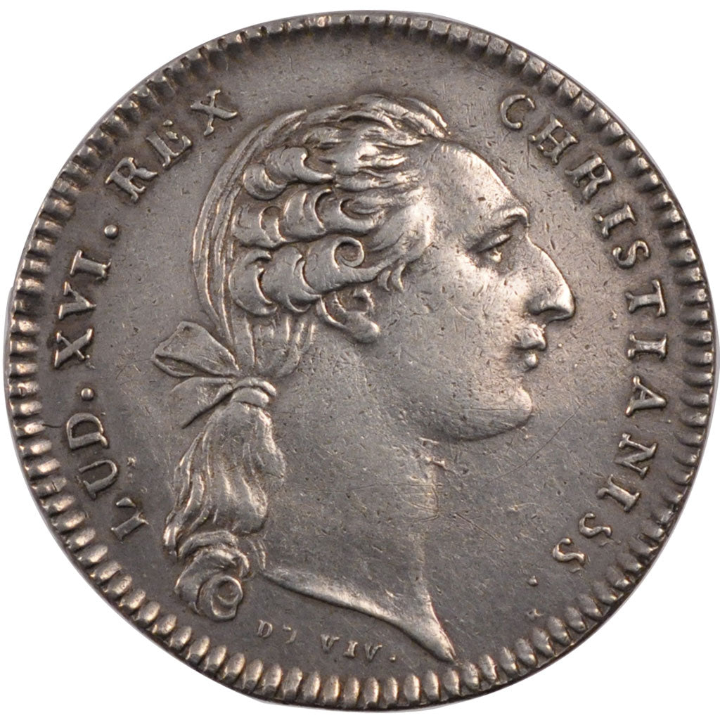 France, Royal, Token, AU(55-58), Silver, Feuardent #8243, 9.86