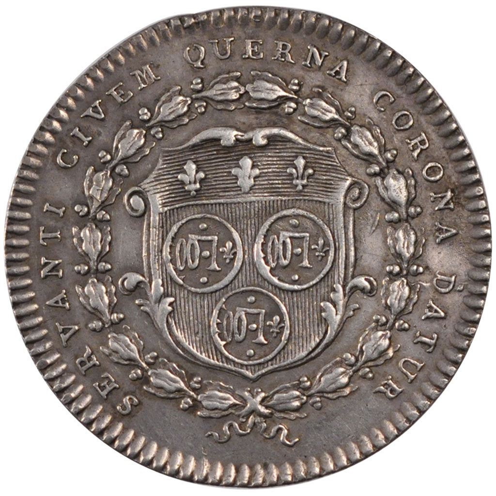 France, Royal, Token, AU(55-58), Silver, Feuardent #8243, 9.86