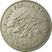 Coin, Congo Republic, 100 Francs, 1983, Paris, EF(40-45), Nickel, KM:2