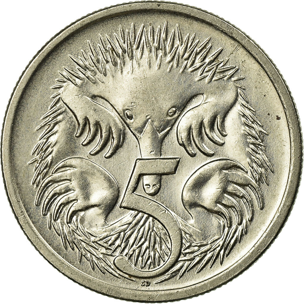 Monnaie, Australie, Elizabeth II, 5 Cents, 1987, TTB, Copper-nickel, KM:80