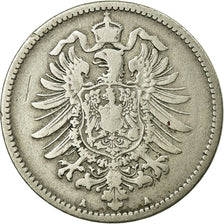 Coin, GERMANY - EMPIRE, Wilhelm I, Mark, 1874, Berlin, VF(20-25), Silver, KM:7