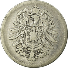 Coin, GERMANY - EMPIRE, Wilhelm I, Mark, 1874, Munich, VF(20-25), Silver, KM:7