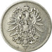 Coin, GERMANY - EMPIRE, Wilhelm I, Mark, 1874, Munich, VF(20-25), Silver, KM:7
