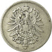 Coin, GERMANY - EMPIRE, Wilhelm I, Mark, 1874, Munich, VF(20-25), Silver, KM:7