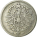 Coin, GERMANY - EMPIRE, Wilhelm I, Mark, 1874, Stuttgart, VF(20-25), Silver