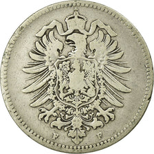 Coin, GERMANY - EMPIRE, Wilhelm I, Mark, 1874, Stuttgart, VF(20-25), Silver