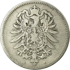 Coin, GERMANY - EMPIRE, Wilhelm I, Mark, 1874, Darmstadt, VF(20-25), Silver