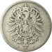 Coin, GERMANY - EMPIRE, Wilhelm I, Mark, 1874, Darmstadt, VF(20-25), Silver