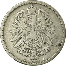 Coin, GERMANY - EMPIRE, Wilhelm I, Mark, 1875, Berlin, VF(20-25), Silver, KM:7