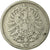 Moneta, NIEMCY - IMPERIUM, Wilhelm I, Mark, 1875, Berlin, VF(20-25), Srebro