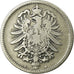 Coin, GERMANY - EMPIRE, Wilhelm I, Mark, 1875, Berlin, VF(20-25), Silver, KM:7