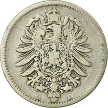 Moneta, GERMANIA - IMPERO, Wilhelm I, Mark, 1875, Berlin, MB, Argento, KM:7