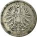Coin, GERMANY - EMPIRE, Wilhelm I, Mark, 1875, Berlin, VF(20-25), Silver, KM:7