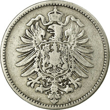 Coin, GERMANY - EMPIRE, Wilhelm I, Mark, 1875, Berlin, VF(20-25), Silver, KM:7