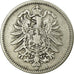 Coin, GERMANY - EMPIRE, Wilhelm I, Mark, 1875, Berlin, VF(20-25), Silver, KM:7