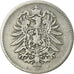 Coin, GERMANY - EMPIRE, Wilhelm I, Mark, 1875, Vienne, VF(20-25), Silver, KM:7
