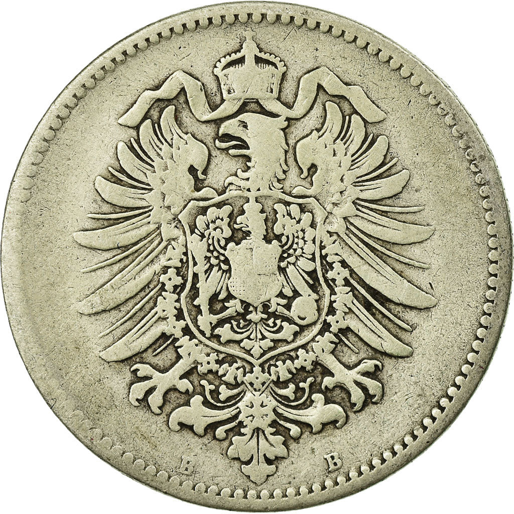 Coin, GERMANY - EMPIRE, Wilhelm I, Mark, 1875, Vienne, VF(20-25), Silver, KM:7