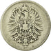 Coin, GERMANY - EMPIRE, Wilhelm I, Mark, 1875, Vienne, VF(20-25), Silver, KM:7