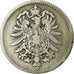Münze, GERMANY - EMPIRE, Wilhelm I, Mark, 1875, Munich, S, Silber, KM:7