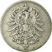 Coin, GERMANY - EMPIRE, Wilhelm I, Mark, 1875, Frankfurt, VF(20-25), Silver